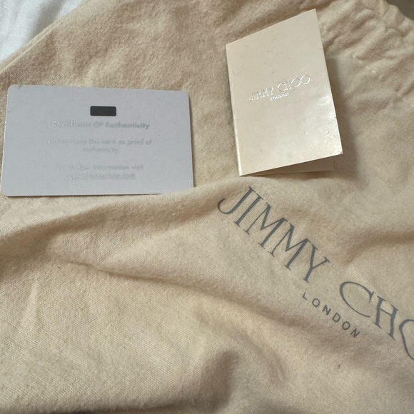 Jimmy Choo Black and Gold Shoulder Bag with Chain Strap - Picture 8 of 16